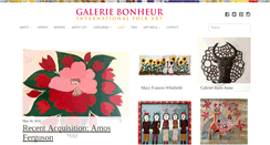 Desktop Screenshot of galeriebonheur.com