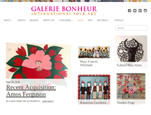 Tablet Screenshot of galeriebonheur.com